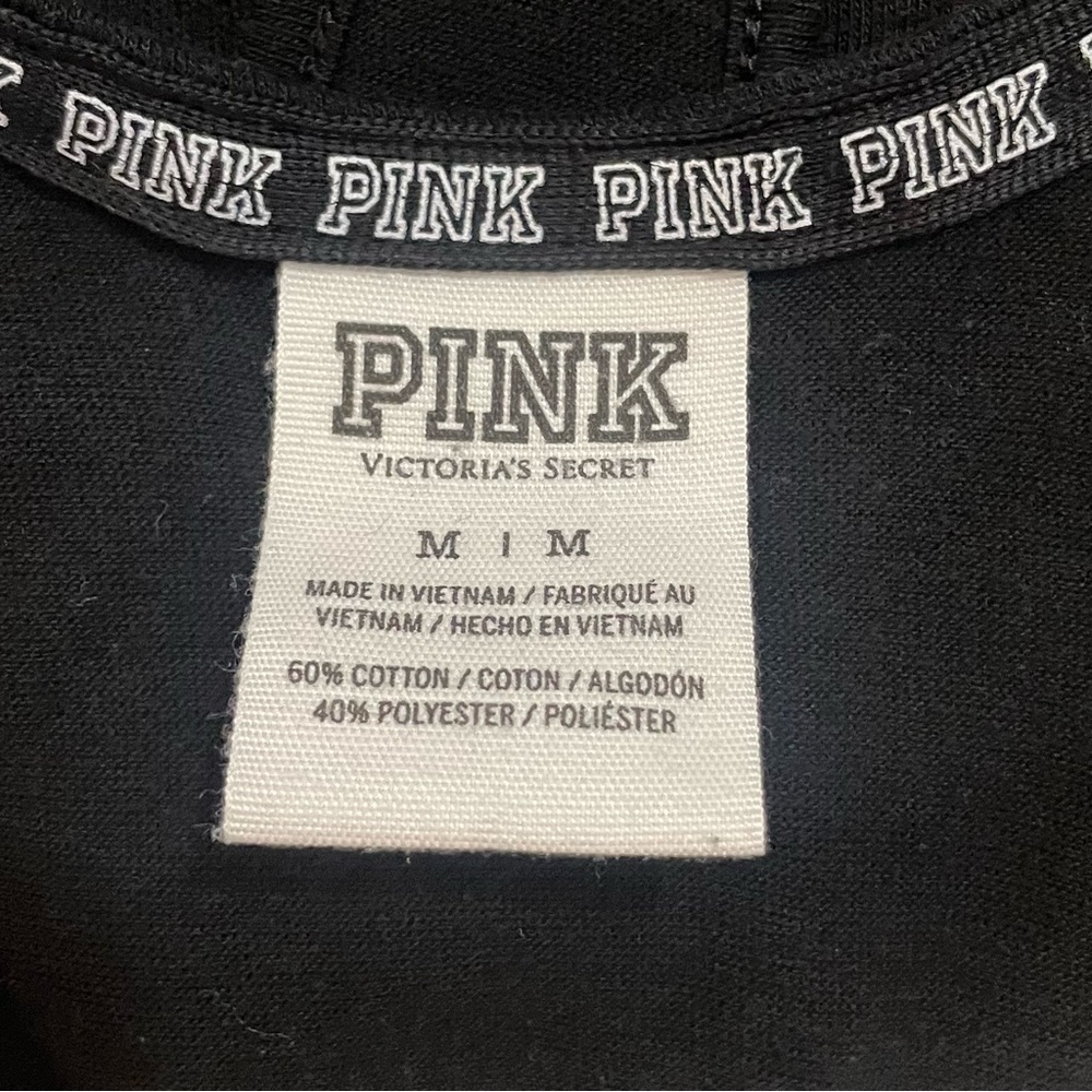 PINK Black Razorback Tank Top - Picture 4 of 10